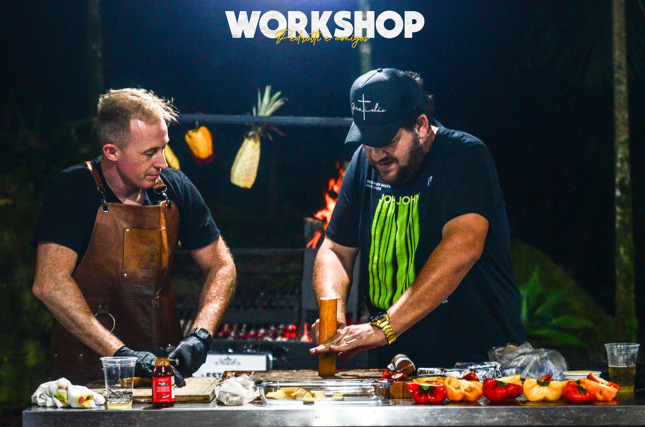 Foto do workshop de carnes